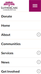 Mobile Screenshot of luthercare.com